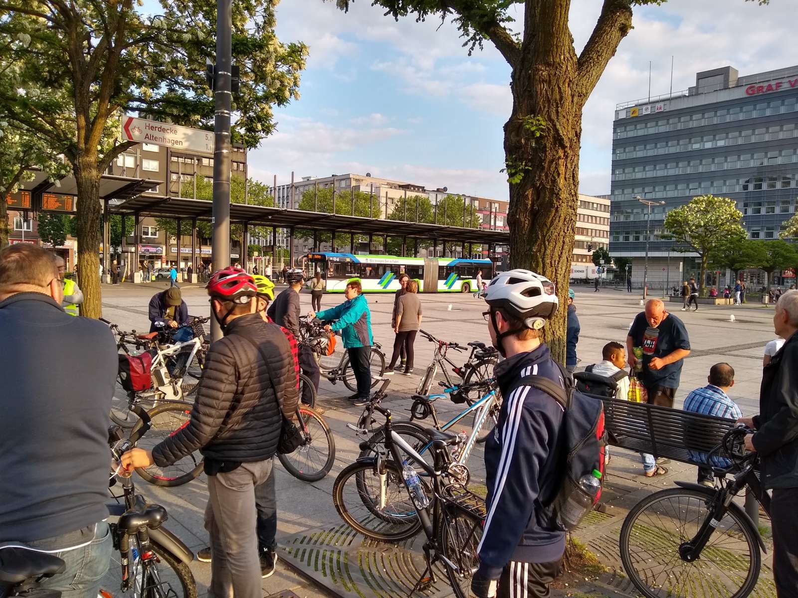 Fotos von der Critical Mass in Hagen am 11 05 2021