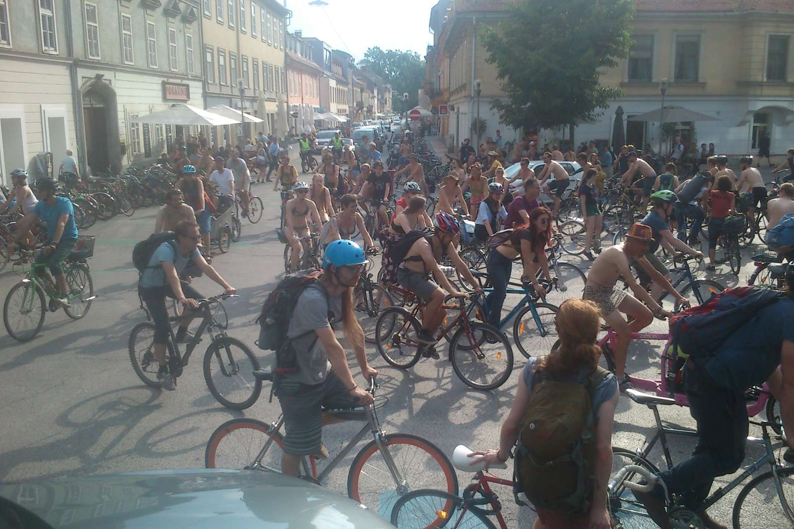 Fotos von der Critical Mass in Graz am 29 06 2021